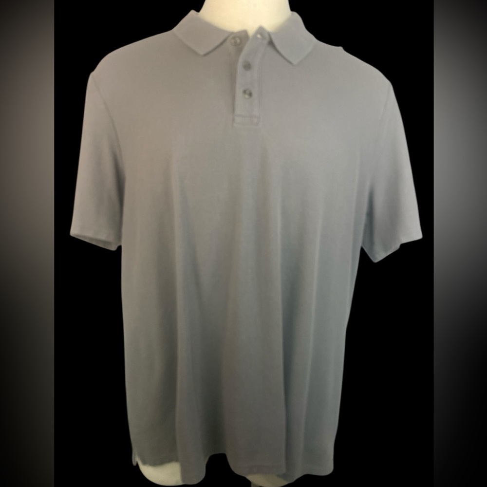 Magellan Outdoors Fish Gear Men's Short Sleeve Gray Polo Shirt 2XL